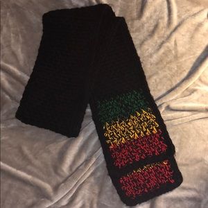 Women’s Rasta Color Hand Knitted Scarf
